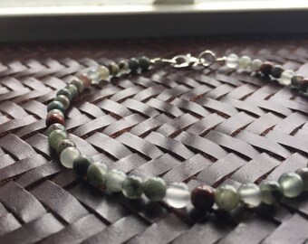 African Bloodstone Anklet