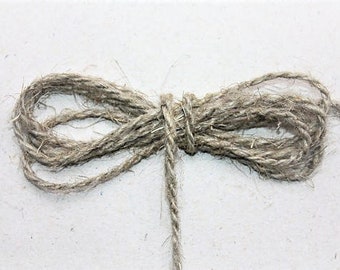 2 mm Linen Rope = 1 Spool = 55 Yards = 50 Meters of Natural Linen Natural Color Rustic Weddings Wild Macrame Wedding Decor