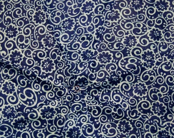 Super Swirly Blue Upcycled Umbrella Dog Rain Coat