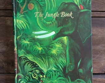 The Jungle Book, by Rudyard Kipling, Illustrated Junior Library Edition 1977