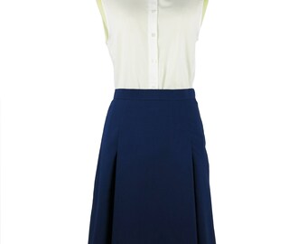 Box Pleated Skirt, 12 Colors Available, Fully lined