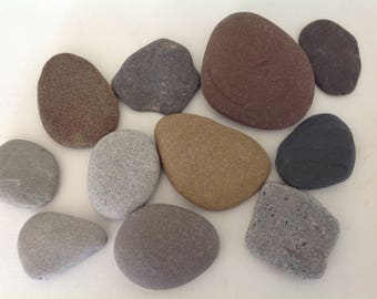 50 large flat beach stones Guest book stones Wedding rocks Wedding stones Flat message rocks Wishing stones Memorial stones Craft stones