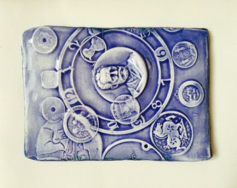Handmade Porcelain Tile - John Bauer