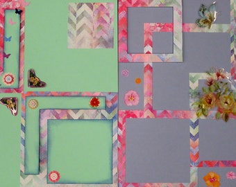 12"x12"scrapbook pages - Bloom & Grow