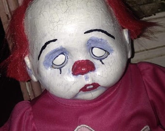 15 inch Creepy Clown Doll