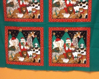 Christmas pillow panel