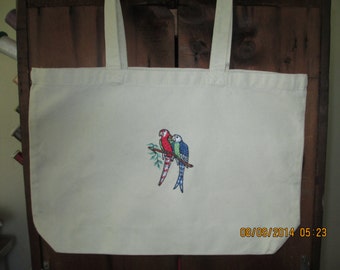 Tote Bag with Birds