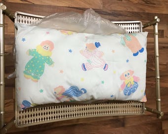 Vintage Toy Clown Act Pillow