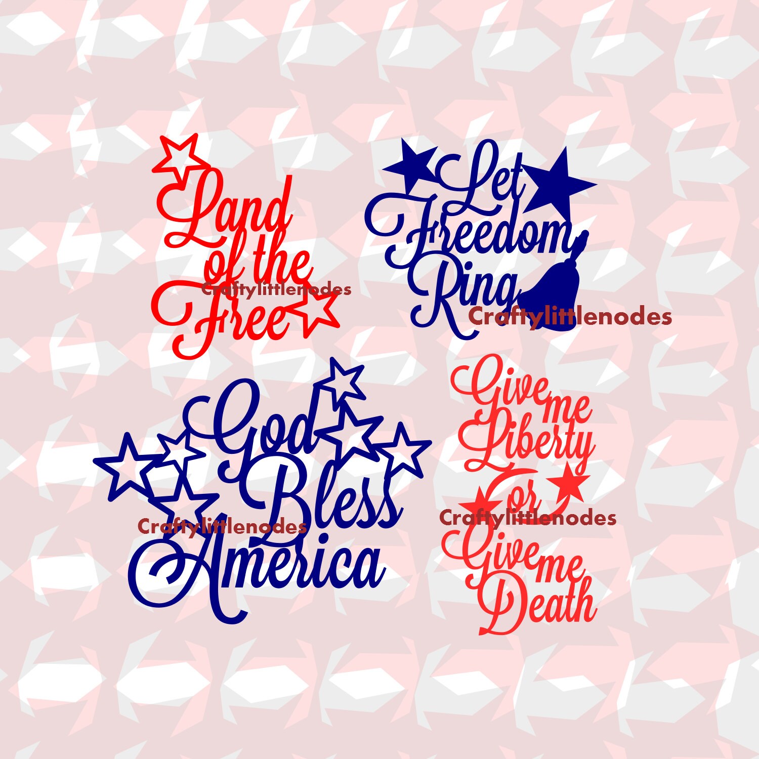 Download Patriotic Quotes SVG STUDIO Ai EPS Instant Download Cricut