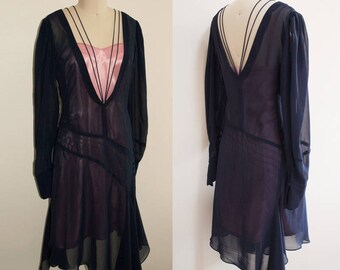 Fantastic Beasts and where to find them/ Blue Dress/ Queenie Goldstein/ Vintage Inspired/ 1920s dress/ Costume/ Movie dress/ Flapper dress