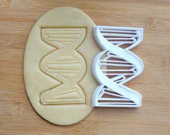 DNA Helix Strand Science Cookie Cutter 3D Printed | Scientist Cookie Cutter / Gifts for Scientist / Gifts for Geeks / Science Cookie Cutters