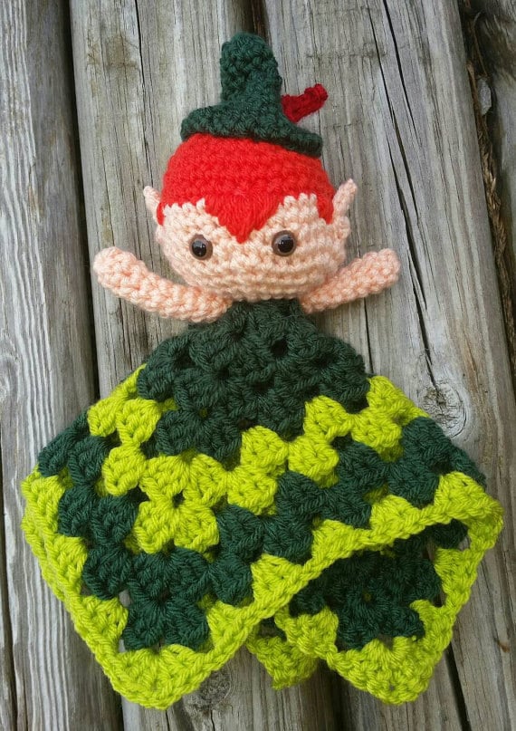 peter pan crochet lovey doll pattern only