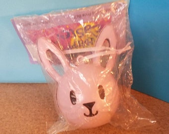 Happy Easter Rabbit Face Bell