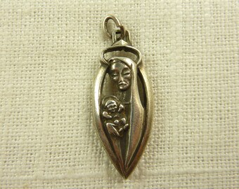 Vintage Creed Sterling Mother Charm