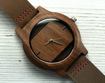 Mens watch, wooden watch, Watch, men's wooden watch, personalized mens wooden watch, wood watch, mens wood watch, engraved men's wood watch