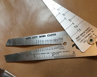 Wire Gauge Measure Steampunk In Case