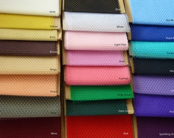 Weekly Promos -- Any Colors of 2 Yards 9 inches wide Birdcage Russian/French Veiling