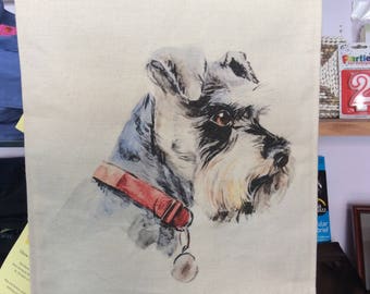 Schnauzer Dog Wall Banner