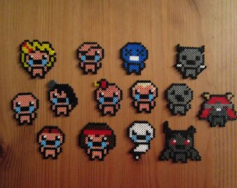 Pixel Art/Perler - {Binding of Isaac Rebirth} - Playable Characteres