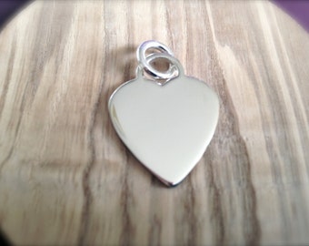 Sterling Silver Heart Charm