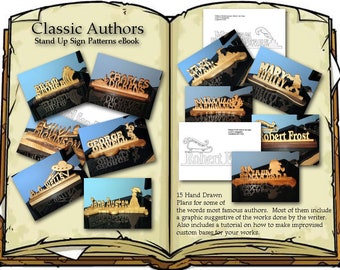 Scrollsaw Author Stand Up Sign Patterns