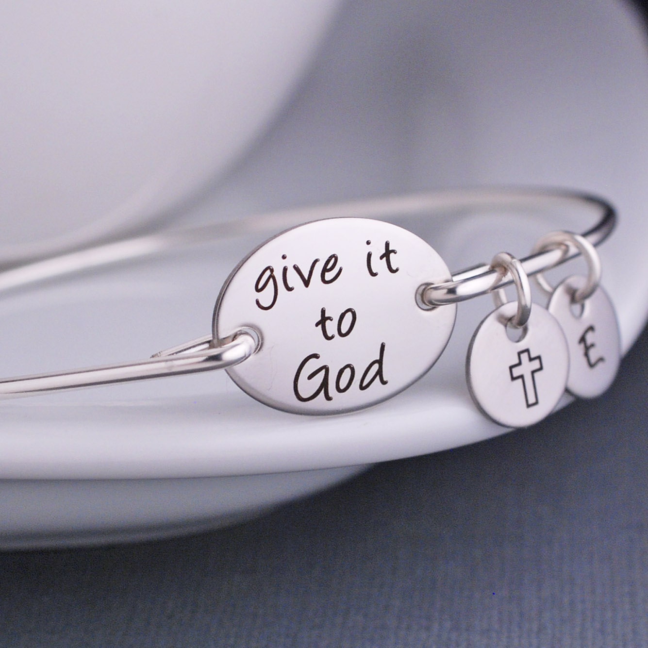 Give it to God Bracelet Personalized Give it to God Jewelry