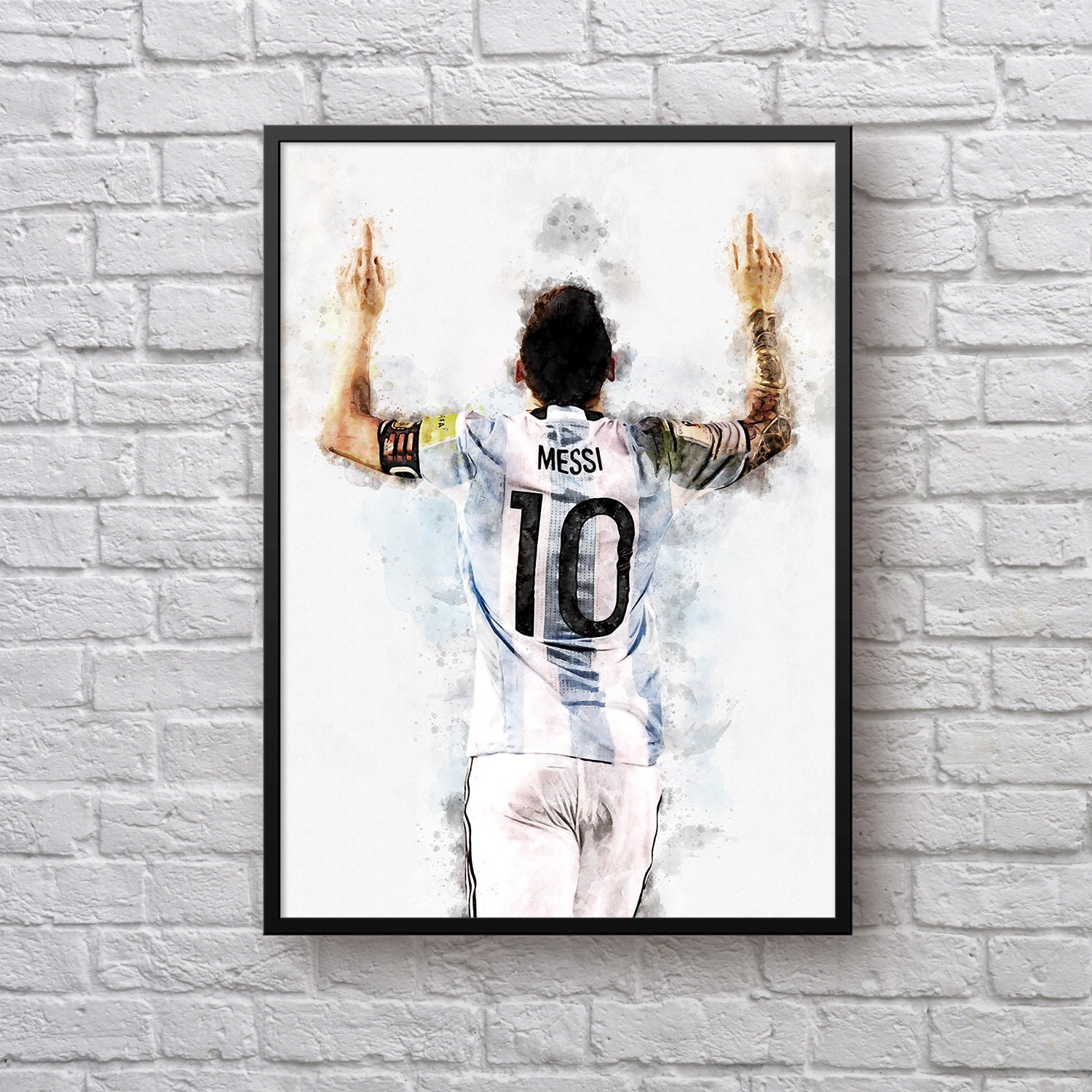Messi Poster, Argentine National Football Team, Football Fan Gift, 2018 Messi Poster, Argentine National Football Team, Football Fan Gift, 2018
