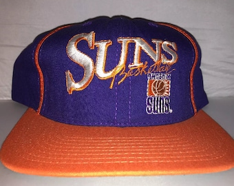 Vintage Phoenix Suns snapback hat cap nba basketball 90s nwt deadstock charles barkley Booker MADE IN USA