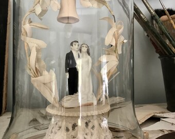 Antique Wedding Cake Topper
