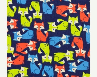 Spring Sale Foxes- 7x9 Sweet Bobbins Wet Bag - SEAM SEALED - Snap Strap - Boutique Quality