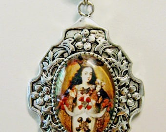 The Virgin of Pomata pendant - AP26-184