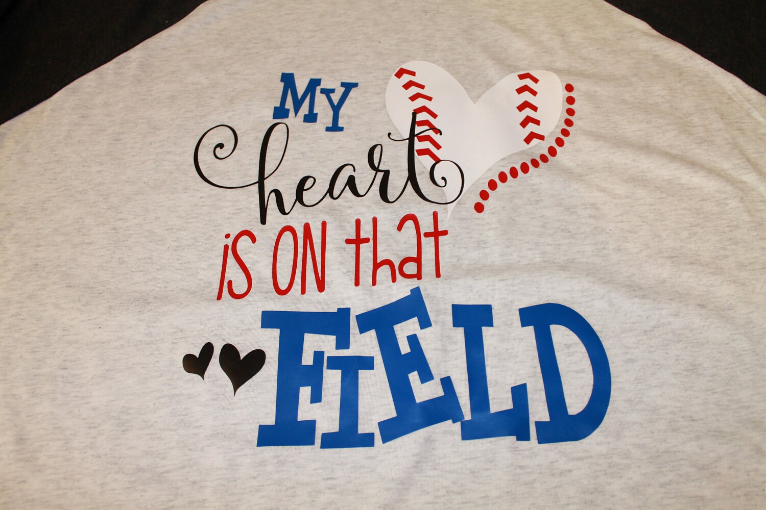 my heart is on that field t shirt