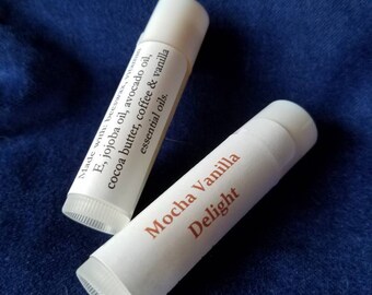 Mocha Vanilla Delight lip balm