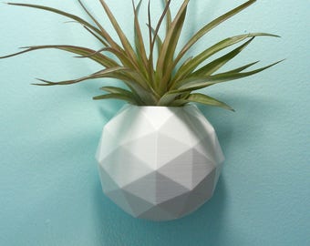Indoor Wall Planter Geodesic Air Plant Holder Succulent Terrarium Geometric Planter Vertical Garden Indoor Planter Wall Mounted Plant Holder