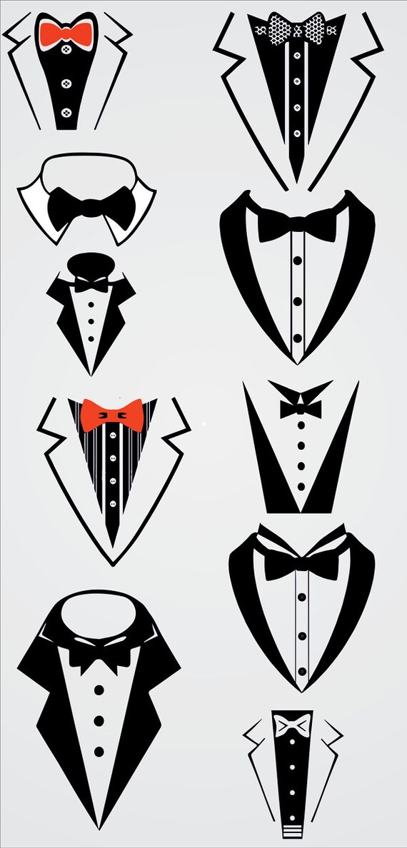 Download Tuxedo Bow Tie Tuxedo Formal Bib Bow Tie SVG and