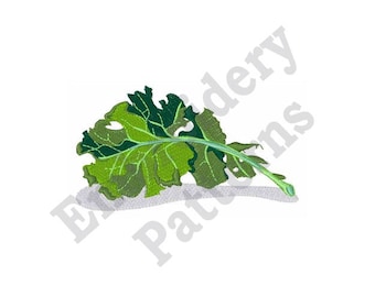 Kale Leaf - Machine Embroidery Design