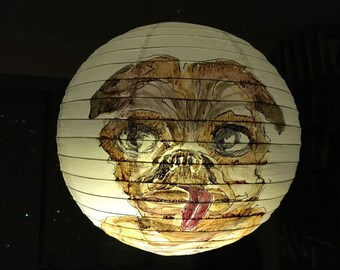 Pug with Tongue