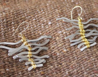 Triangular Shaped Statement Earrings