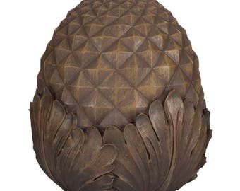 Brown Resin Acorn Ornament 30 cm H