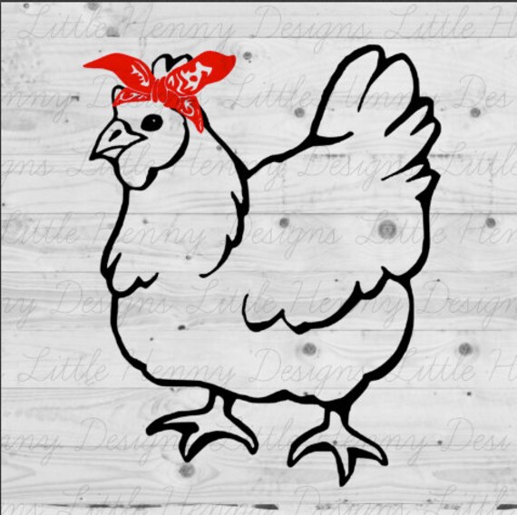 Download BUY 2 GET 1 FREE chicken bandana svg hen cut file farm