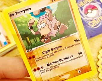 Mr Teeny x Primeape Trading Card