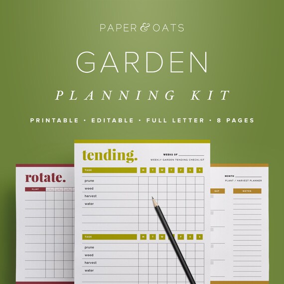 garden planner calendar
