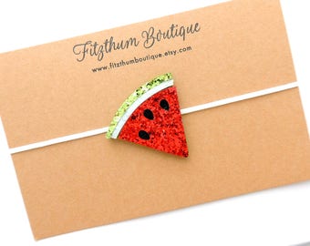 Watermelon headband - Watermelon birthday - Watermelon hair bow - Watermelon hair clip - Baby watermelon - Watermelon 1st birthday