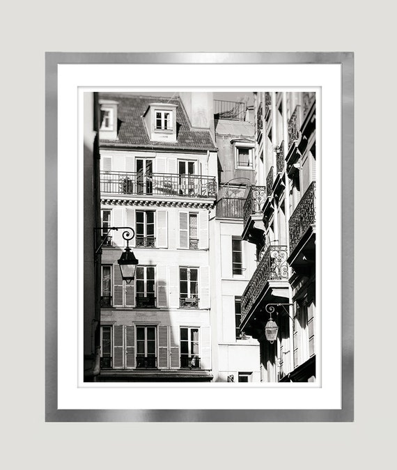 Paris prints Black white photography Paris architecture wall