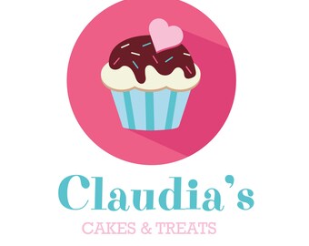 Cupcake logo design | Etsy
