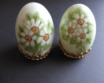 Vintage Hand-painted Salt and Pepper Shakers -