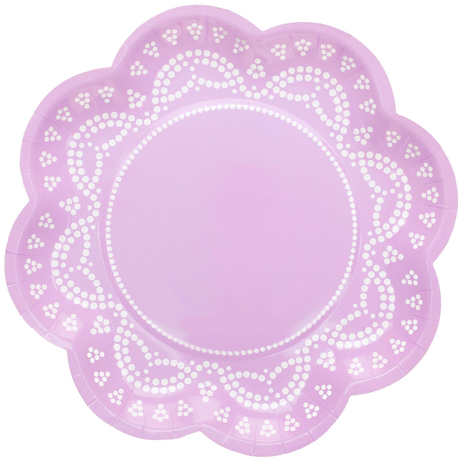 Plates Lovely Lace Lavender Paper Plates Purple Party