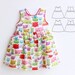 On SALE - KITTY Girl Baby Girl Dress sewing pattern Pdf, Overall Jumper Pinafore pattern, newborn up to 10 years, Instant Downlad
