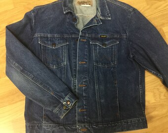 Vintage Wrangler Denim Jacket / Wrangler Jean Jacket / Vintage Jean Jacket / Size M