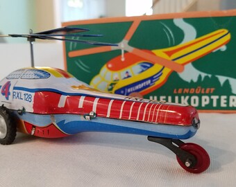LIMITED EDITION HELICOPTER Tin Toy by Schylling
